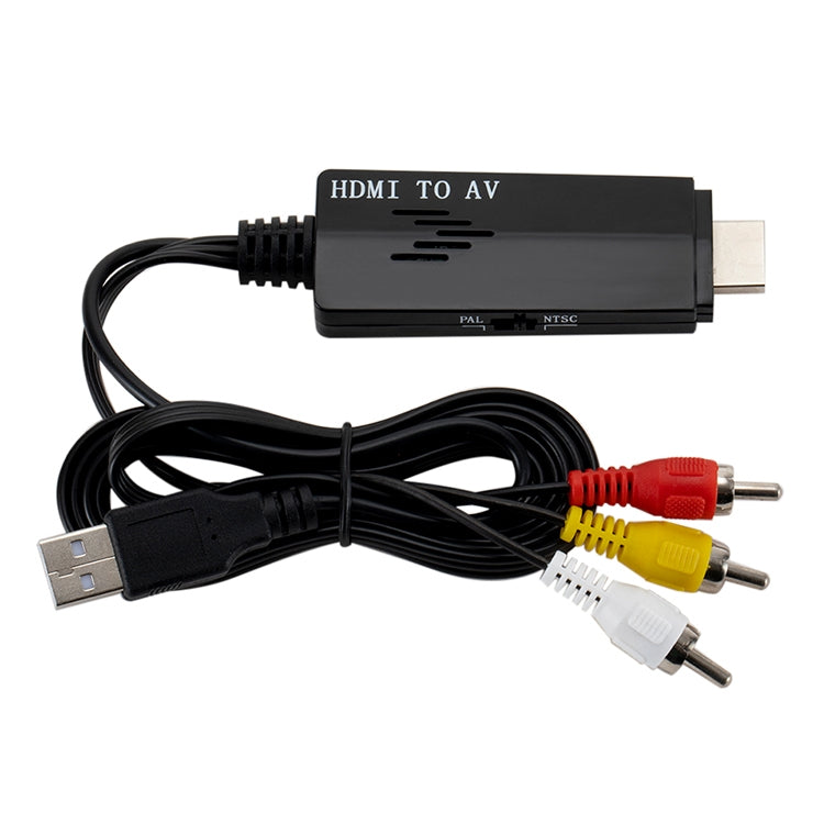 Кабель-адаптер HDMI-RCA 1080P