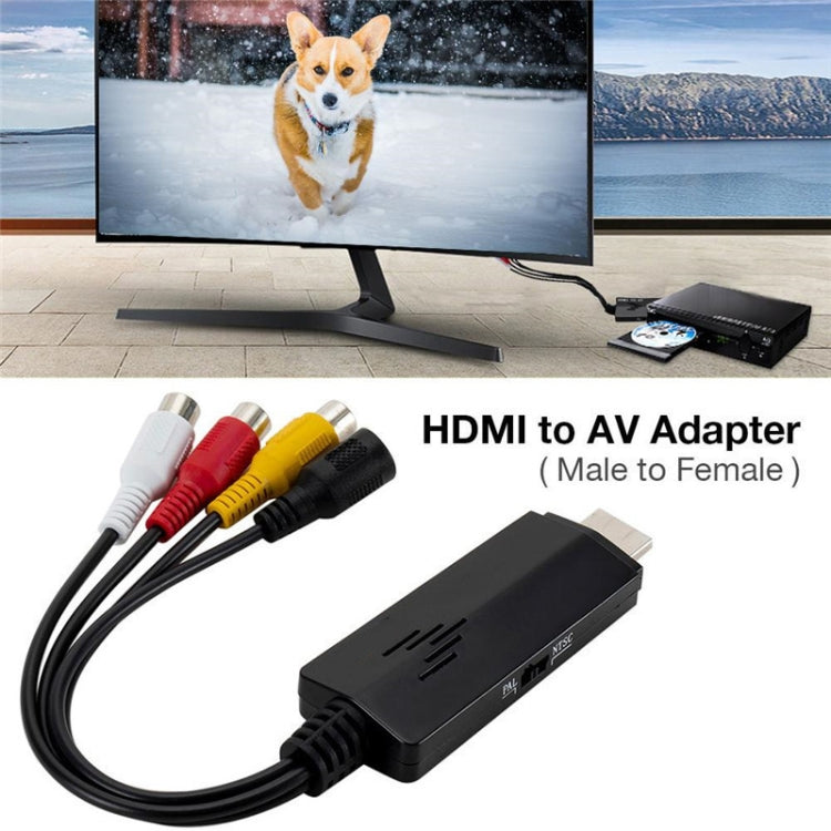 Адаптер конвертера HD-видео в 3RCA AV CVBS
