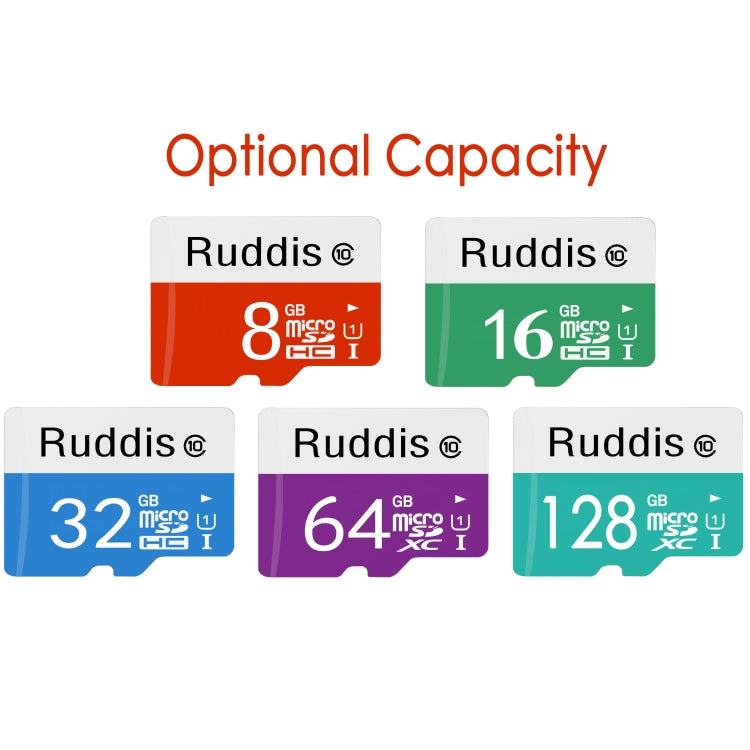 Карта памяти Ruddis 128 ГБ высокоскоростной класс 10 TF/Micro SDXC UHS-1(U1)