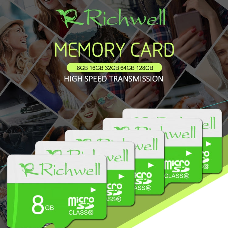 Карта памяти Richwell 16 ГБ, высокоскоростная, класс 10, Micro SD(TF)