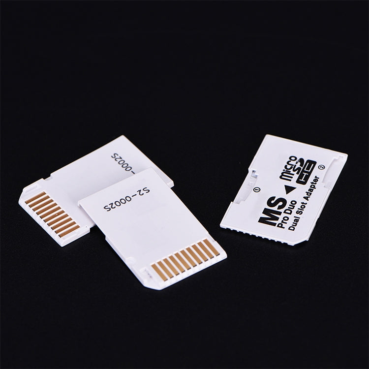 Адаптер CR-5400 с двумя слотами Micro SDHC(TF) на MS PRO Duo, общая поддерживаемая емкость: 64 ГБ