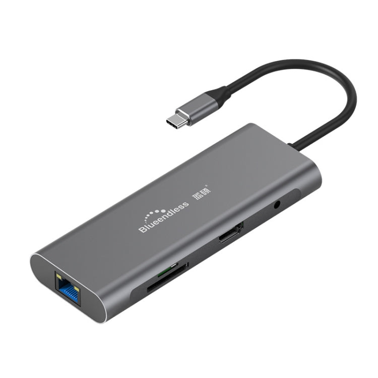 Многофункциональная док-станция расширения Blueendless 9 в 1 Type-C / USB-C HUB