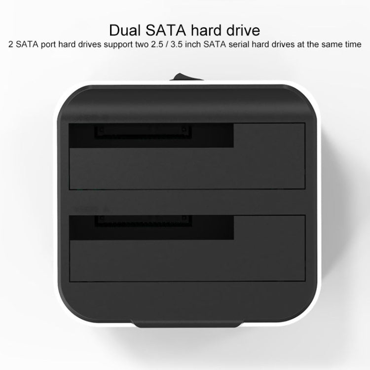 Док-станция Blueendless для жестких дисков 2,5/3,5 дюйма SATA USB 3.0 с 2 отсеками