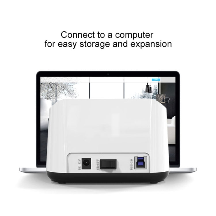 Док-станция Blueendless для жестких дисков 2,5/3,5 дюйма SATA USB 3.0 с 2 отсеками