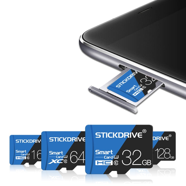 Карта памяти STICKDRIVE 128 ГБ High Speed U3 Blue and Black TF (Micro SD)