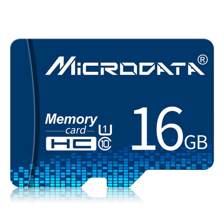 Карта памяти Microdata 16 ГБ U1 Blue TF (Micro SD)