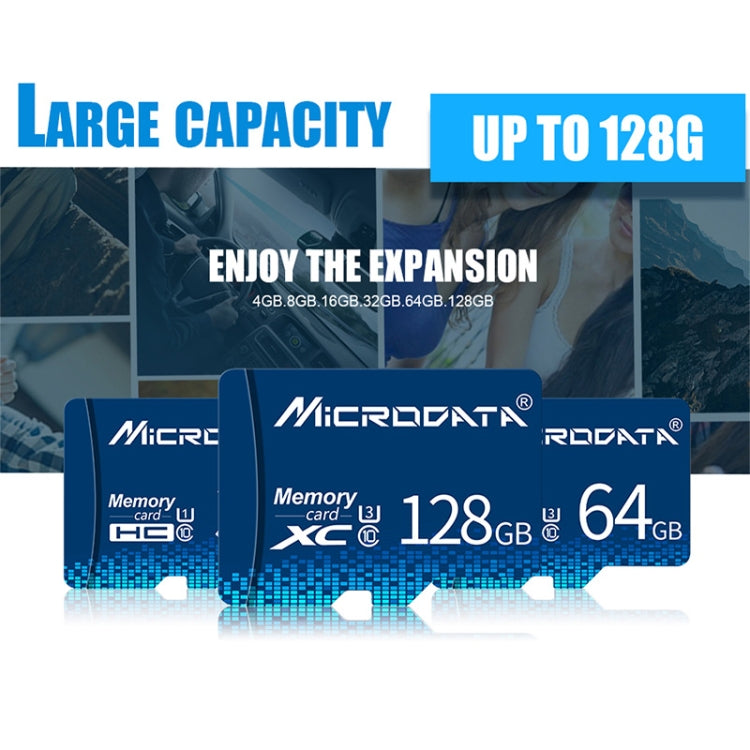 Карта памяти Microdata 16 ГБ U1 Blue TF (Micro SD)