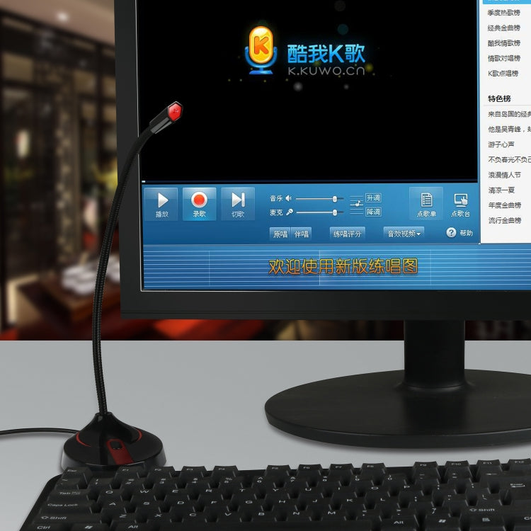 HXSJ F12 USB-микрофон для компьютера, сгибаемый на 360 градусов, без дисковода, длина кабеля: 2,2 м
