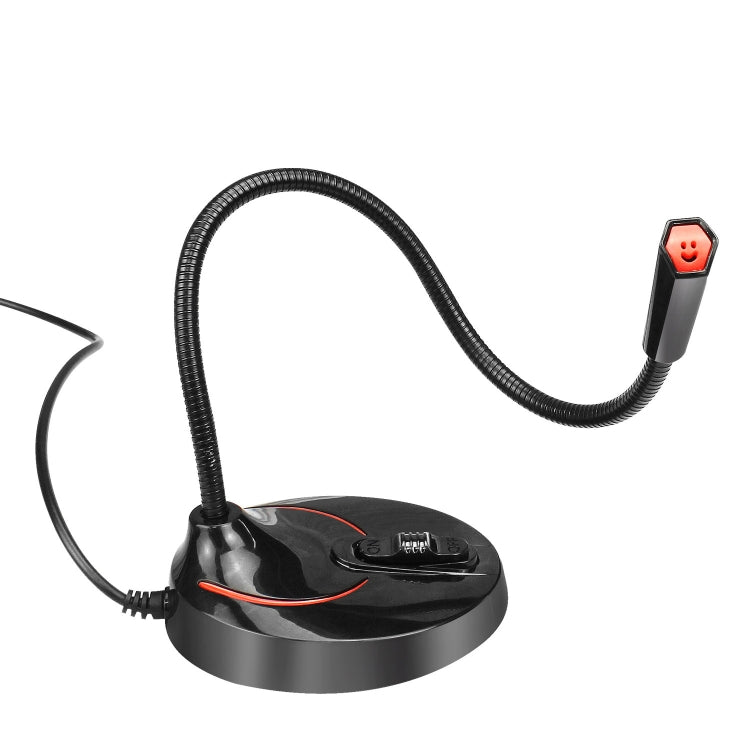 HXSJ F12 USB-микрофон для компьютера, сгибаемый на 360 градусов, без дисковода, длина кабеля: 2,2 м