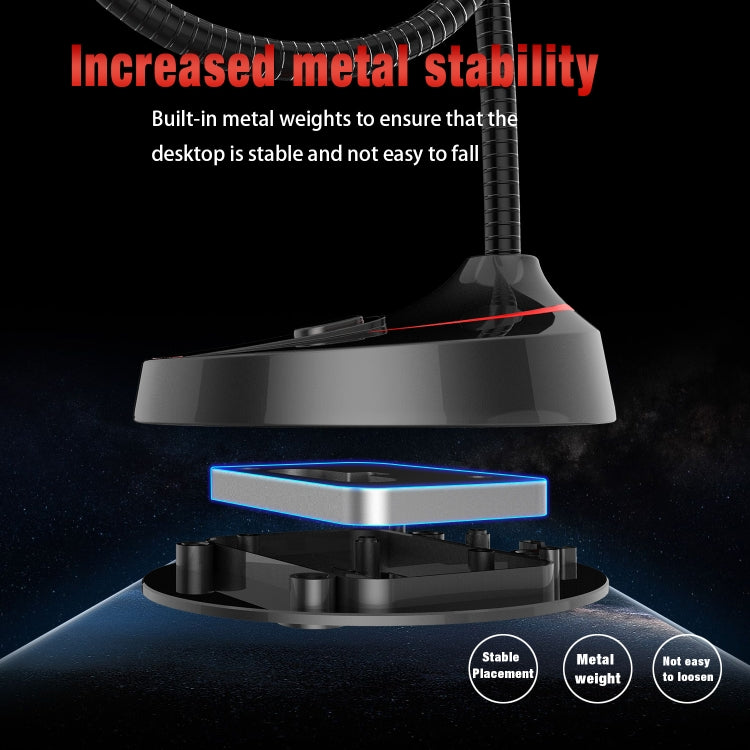 HXSJ F12 USB-микрофон для компьютера, сгибаемый на 360 градусов, без дисковода, длина кабеля: 2,2 м