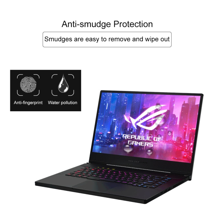 Защитная пленка из закаленного стекла HD для экрана ноутбука ASUS ROG Zephyrus M GU502 15,6 дюйма