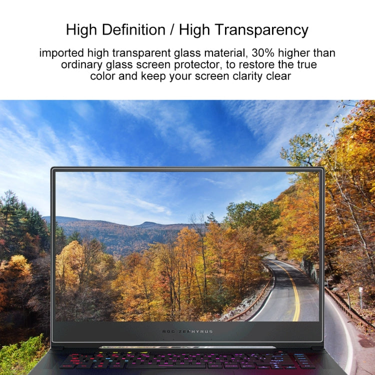Защитная пленка из закаленного стекла HD для экрана ноутбука ASUS ROG Zephyrus M GU502 15,6 дюйма