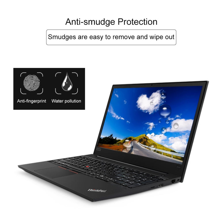 Закаленное стекло с твердостью поверхности 9H для полноэкранного экрана Lenovo ThinkPad E585 15,6 дюйма