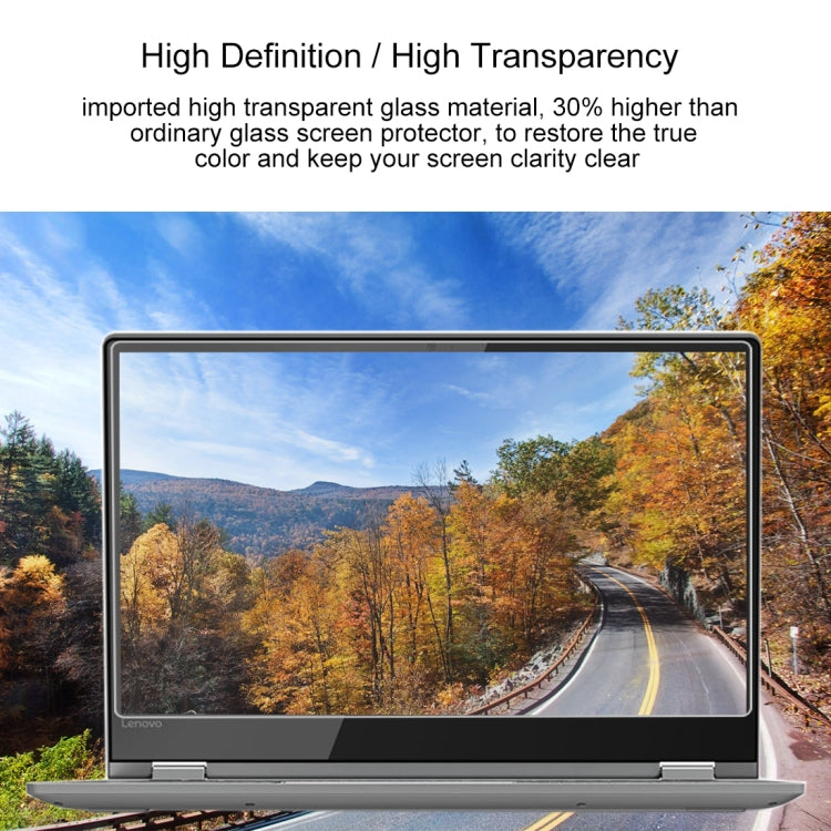 Закаленное стекло толщиной 0,4 мм и твердостью 9H для полного экрана Lenovo ThinkPad Yoga 530 (14 дюймов)