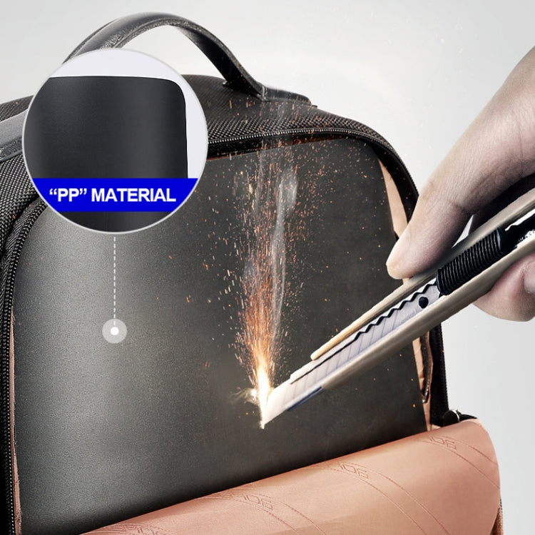 Bopai 751-006431 Business Waterproof Anti-theft Large Capacity Double Shoulder Bag,with USB Charging Port, Size: 27x16.5x40cm