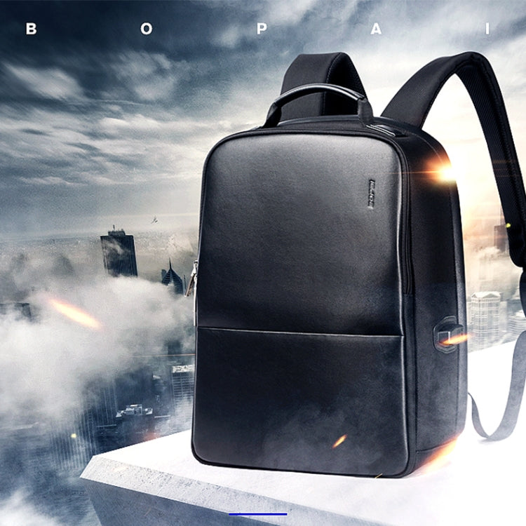 Bopai 751-006431 Business Waterproof Anti-theft Large Capacity Double Shoulder Bag,with USB Charging Port, Size: 27x16.5x40cm