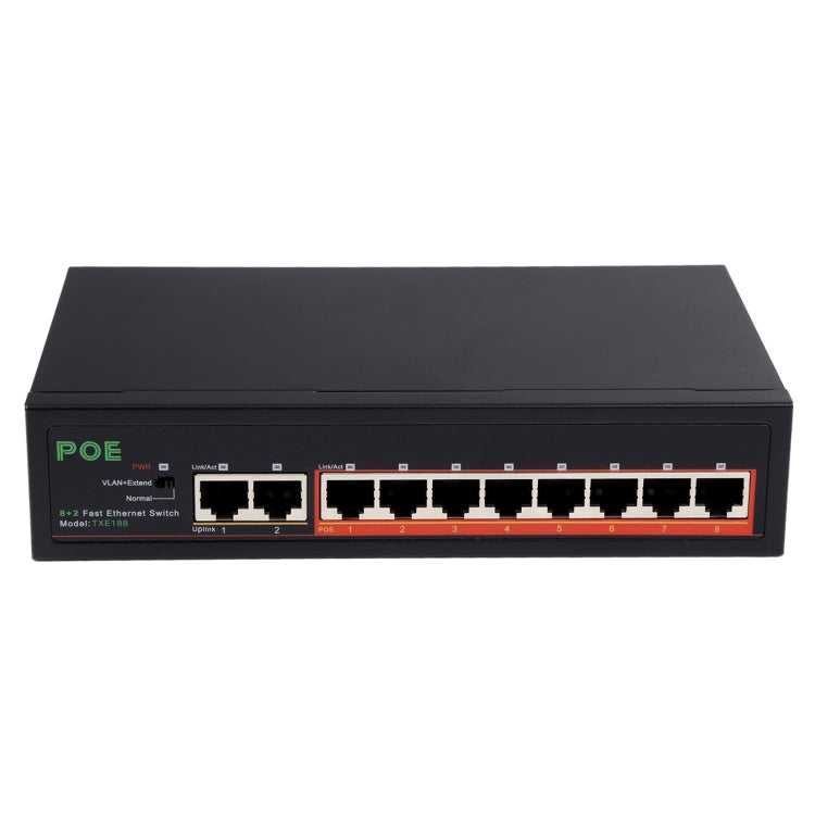 8-портовый коммутатор POE 10/100 Мбит/с, сетевой коммутатор IEEE802.3af Power Over Ethernet для устройств AP IP-камеры, VoIP-телефонии