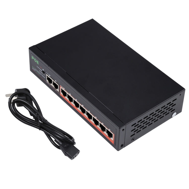 8-портовый коммутатор POE 10/100 Мбит/с, сетевой коммутатор IEEE802.3af Power Over Ethernet для устройств AP IP-камеры, VoIP-телефонии