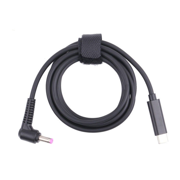 Кабель-адаптер 4,8 x 1,7 мм «папа» — USB-C / Type-C «папа», длина кабеля: 1,8 м