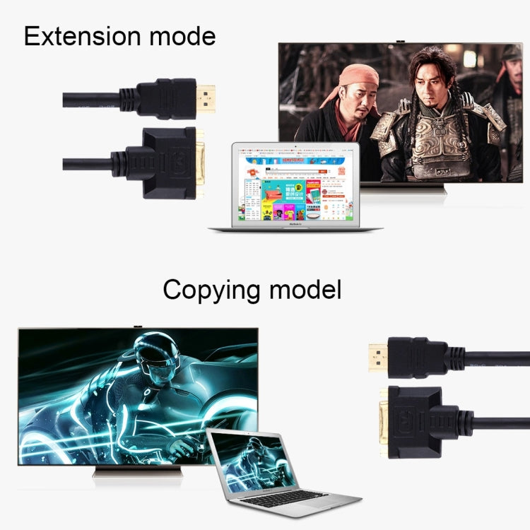 Кабель-адаптер HDMI (папа) 30 см на 24+1 DVI (мама)