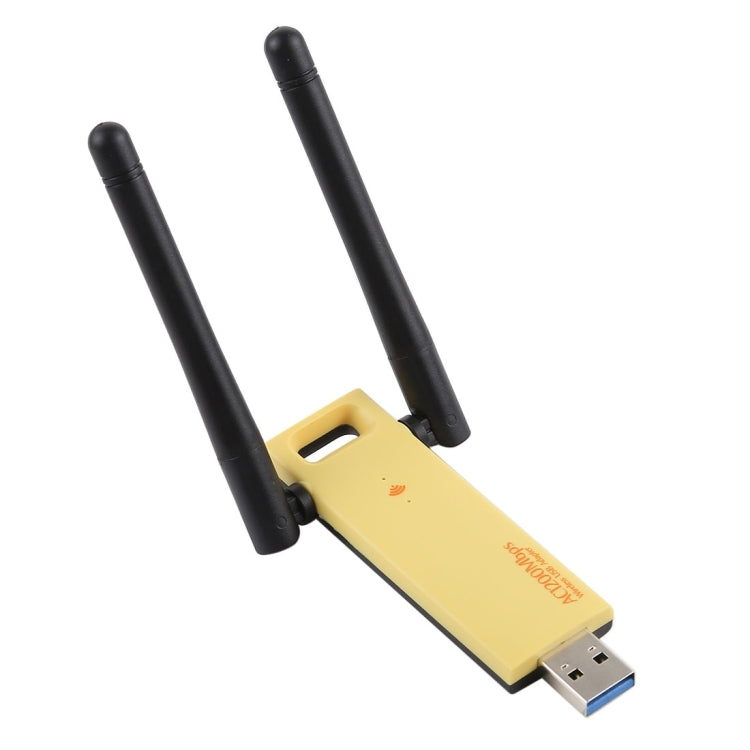 AC1200 Мбит/с 2,4 ГГц и 5 ГГц двухдиапазонный USB 3.0 WiFi-адаптер внешняя сетевая карта с 2 внешними антеннами