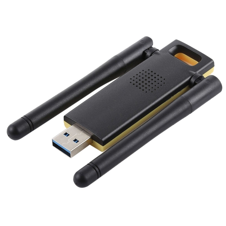 AC1200 Мбит/с 2,4 ГГц и 5 ГГц двухдиапазонный USB 3.0 WiFi-адаптер внешняя сетевая карта с 2 внешними антеннами