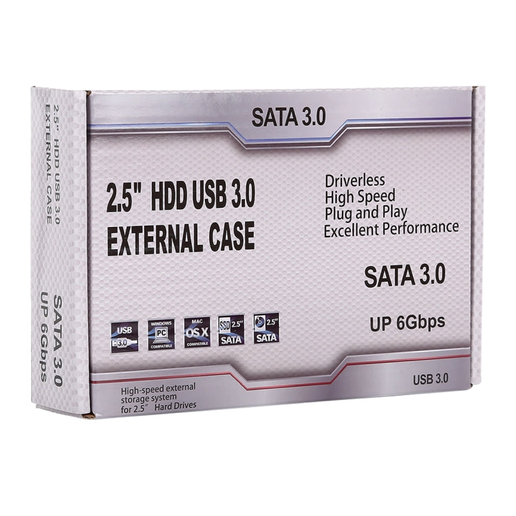 Корпус для 2,5-дюймового жесткого диска, 6 Гбит/с SATA 3.0 - USB 3.0, внешний корпус для жесткого диска