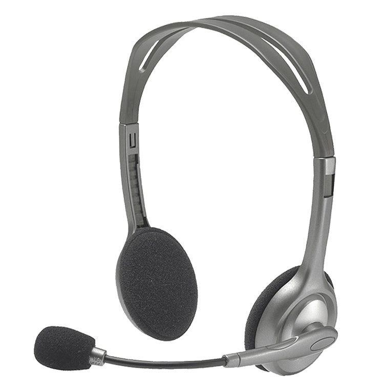 Стереогарнитура Logitech H110 с двумя аудиоразъемами 3,5 мм