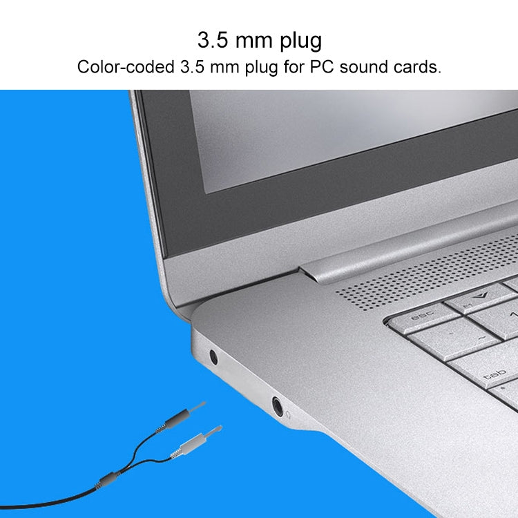 Стереогарнитура Logitech H110 с двумя аудиоразъемами 3,5 мм