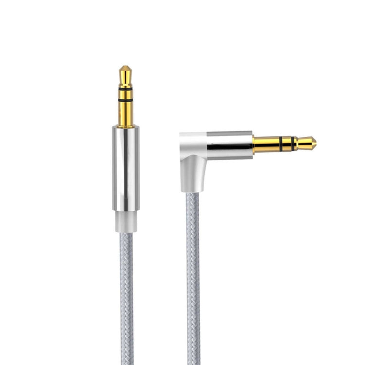 AV01 3,5 mm vīriešu-vīriešu elkoņa audio kabelis, garums: 1,5 m
