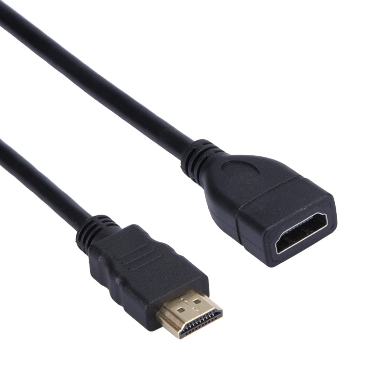 30 cm ātrgaitas HDMI 19 kontaktu vīriešu un HDMI 19 kontaktu sieviešu adaptera kabelis