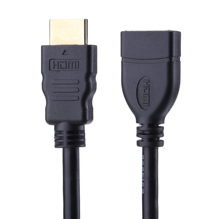 30 cm ātrgaitas HDMI 19 kontaktu vīriešu un HDMI 19 kontaktu sieviešu adaptera kabelis