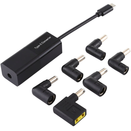 Адаптер питания для ноутбука 65 Вт USB-C / Type-C, конвертер в адаптер питания 6-в-1