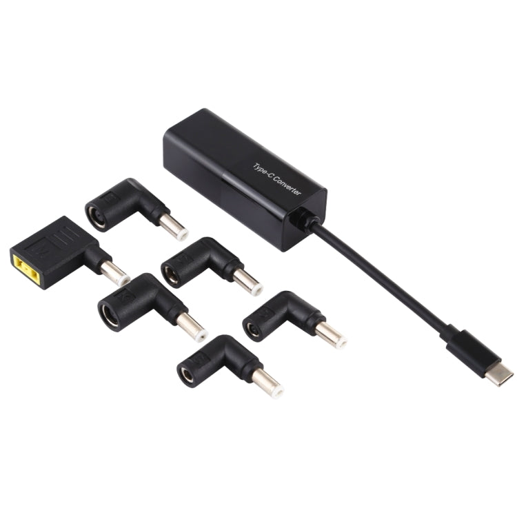 Адаптер питания для ноутбука 65 Вт USB-C / Type-C, конвертер в адаптер питания 6-в-1