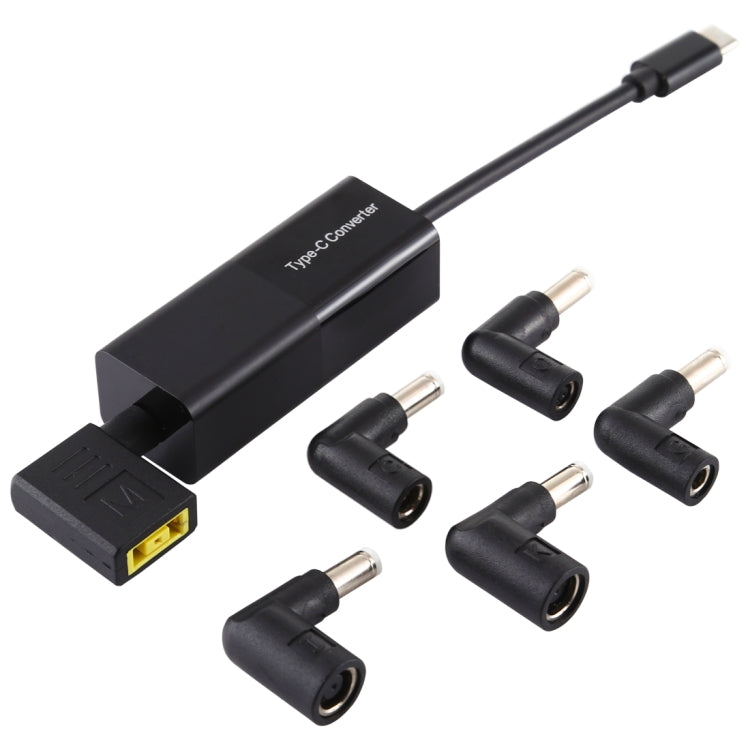 Адаптер питания для ноутбука 65 Вт USB-C / Type-C, конвертер в адаптер питания 6-в-1