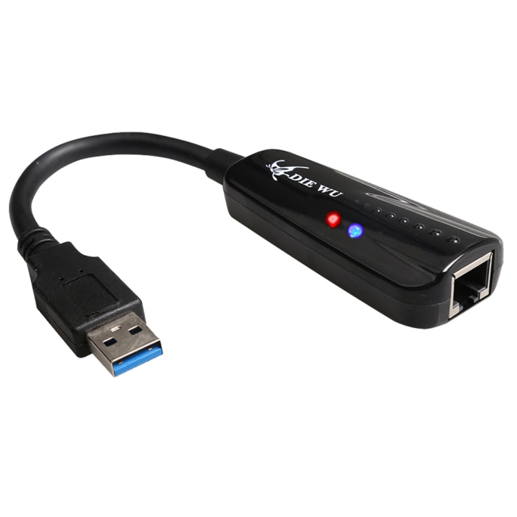 Сетевая карта-адаптер DIE WU TXA042 Realtek 8153 USB 3.0 - Gigabit Ethernet RJ45 LAN 10/100/1000 Мбит/с