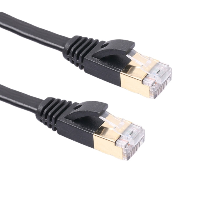 8m CAT7 10 Gigabit Ethernet Ultra Flat Patch Cable for Modem Router LAN Network - Built with Shielded RJ45 Connectors