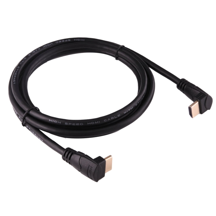1,8 м 4K*2K HDMI версии 2.0 высокоскоростной HDMI-кабель с угловым разъемом 90 градусов (штекер HDMI) и угловым разъемом 90 градусов (штекер HDMI) с Ethernet