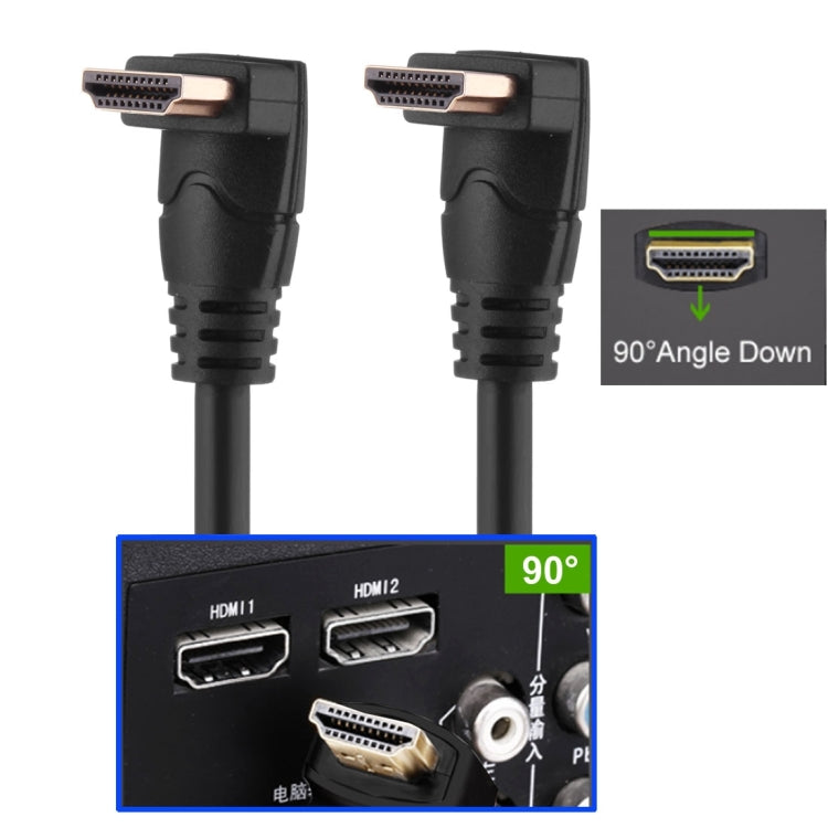 1,8 м 4K*2K HDMI версии 2.0 высокоскоростной HDMI-кабель с угловым разъемом 90 градусов (штекер HDMI) и угловым разъемом 90 градусов (штекер HDMI) с Ethernet