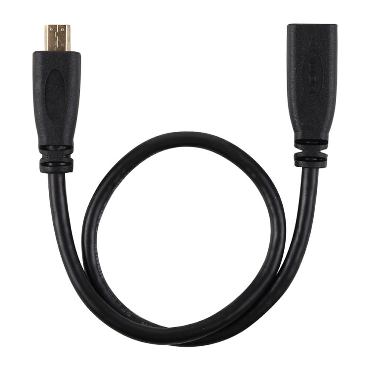 Кабель-адаптер Micro HDMI 1080P "мама-папа" с позолоченным разъемом, 30 см