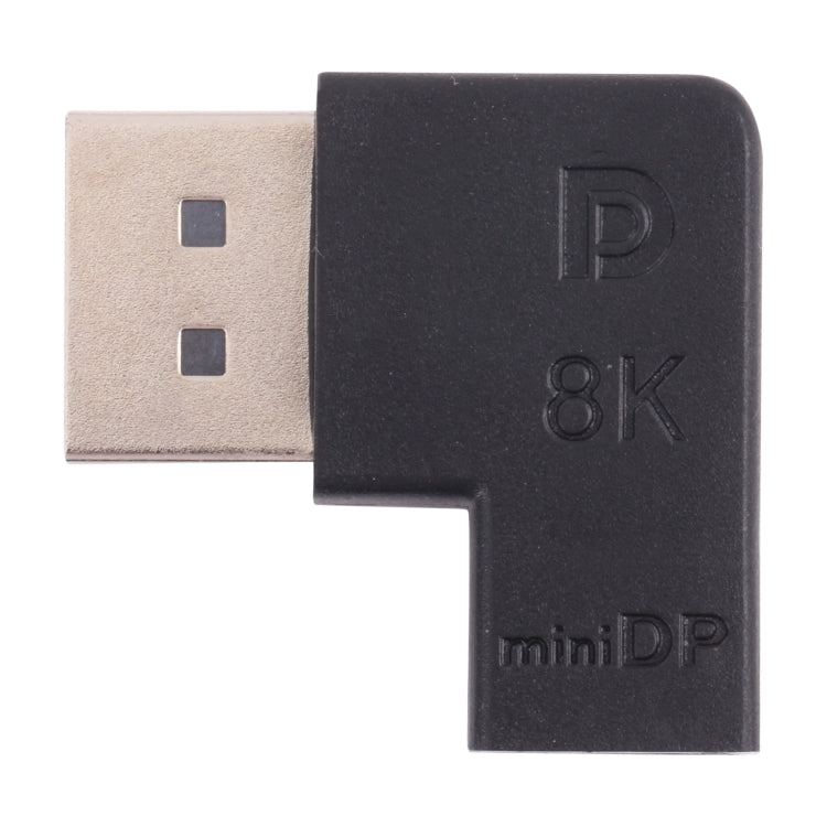 Угловой адаптер DisplayPort 8K (штекер) – Mini DisplayPort (гнездо)