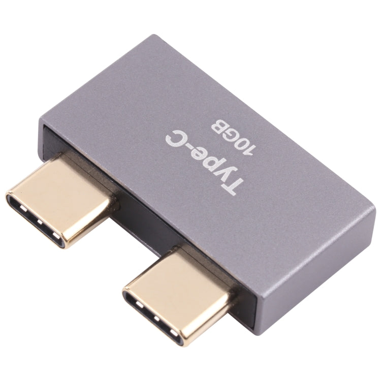 Адаптер с двумя разъёмами USB-C/Type-C (папа) на два разъёма USB-C/Type-C (мама)
