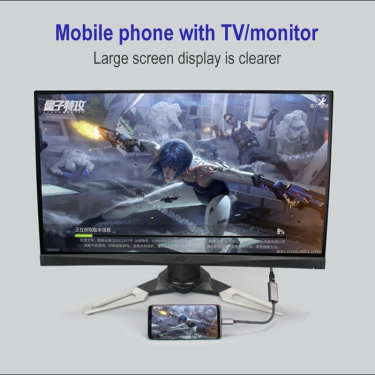 Кабель-адаптер 4K 60 Гц USB-C / Type-C (штекер) — Mini DisplayPort (гнездо)