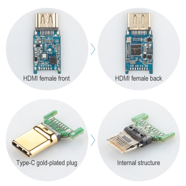 Кабель-адаптер 4K 60 Гц USB-C / Type-C «папа» - HDMI «мама»