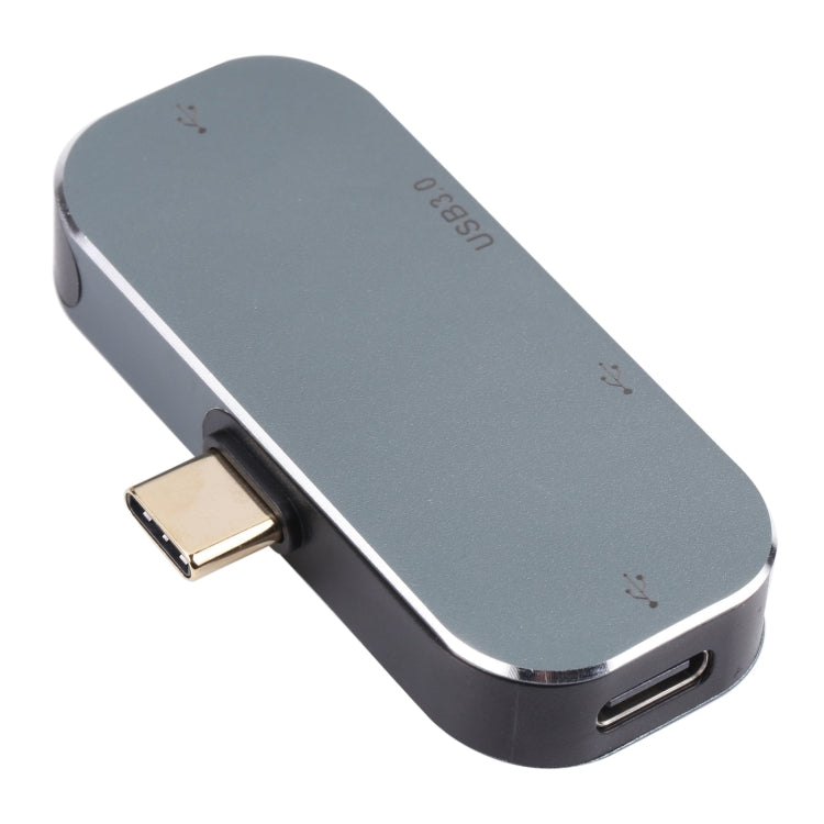 4 vienā USB-C / C tipa vīriešu — USB-C / C tipa + USB 3.0 + divkāršs USB mātīšu adapteris