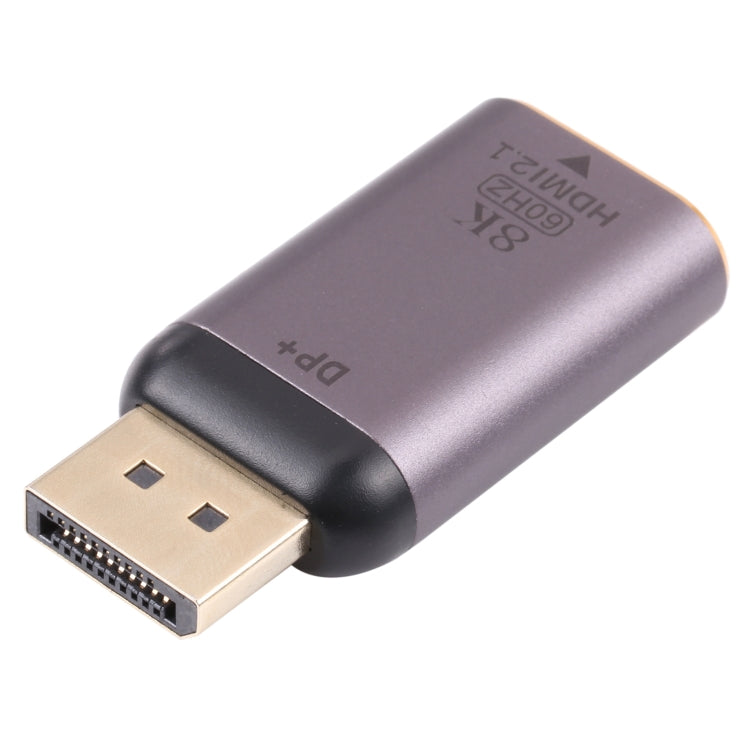 8K 60Hz HDMI 2.1 ligzdas uz DP ligzdas adapteris