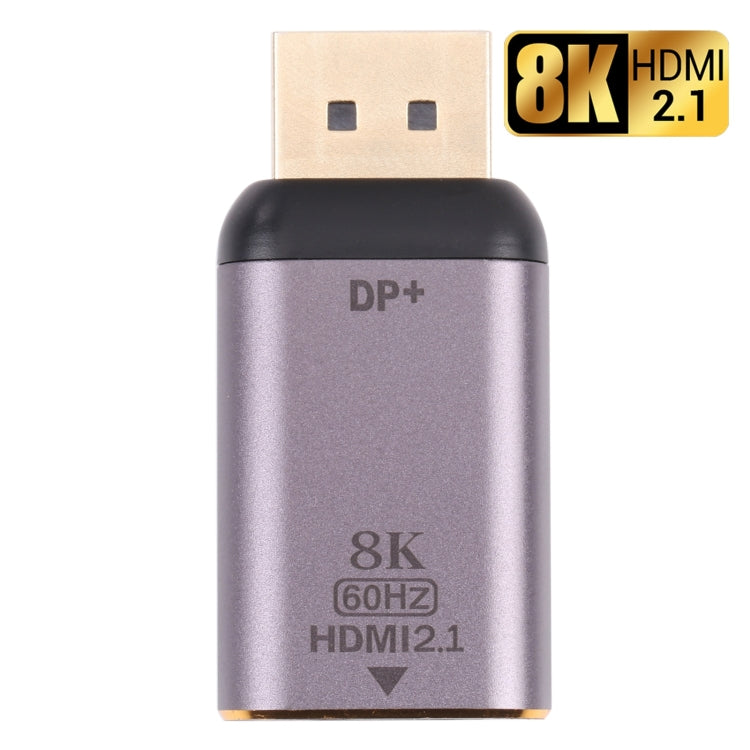 8K 60Hz HDMI 2.1 ligzdas uz DP ligzdas adapteris