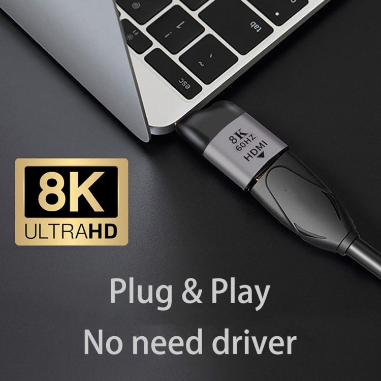 Адаптер HDMI 8K 60 Гц (женский) на USB-C / Type-C (мужской)
