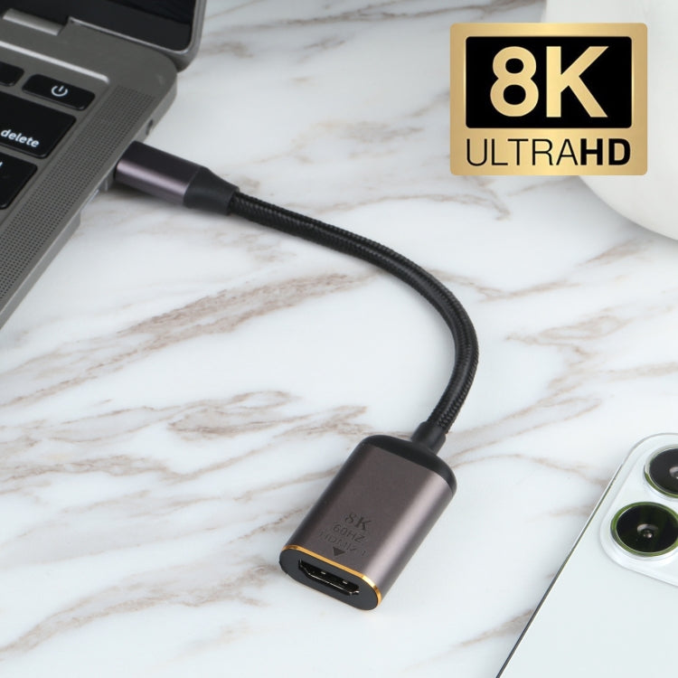 Кабель-адаптер HDMI 8K 60 Гц (женский) на USB-C / Type-C (мужской)