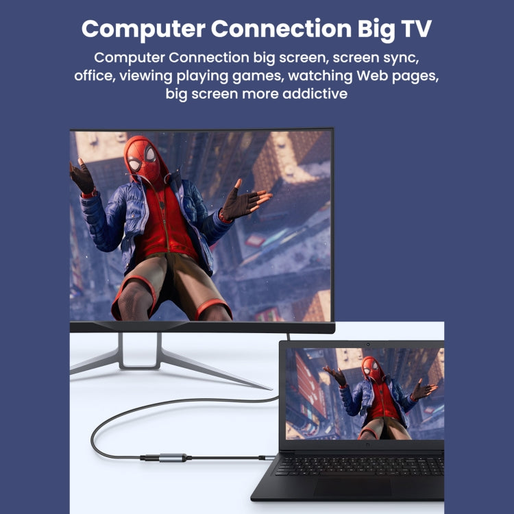 Кабель-адаптер HDMI 8K 60 Гц (женский) на USB-C / Type-C (мужской)